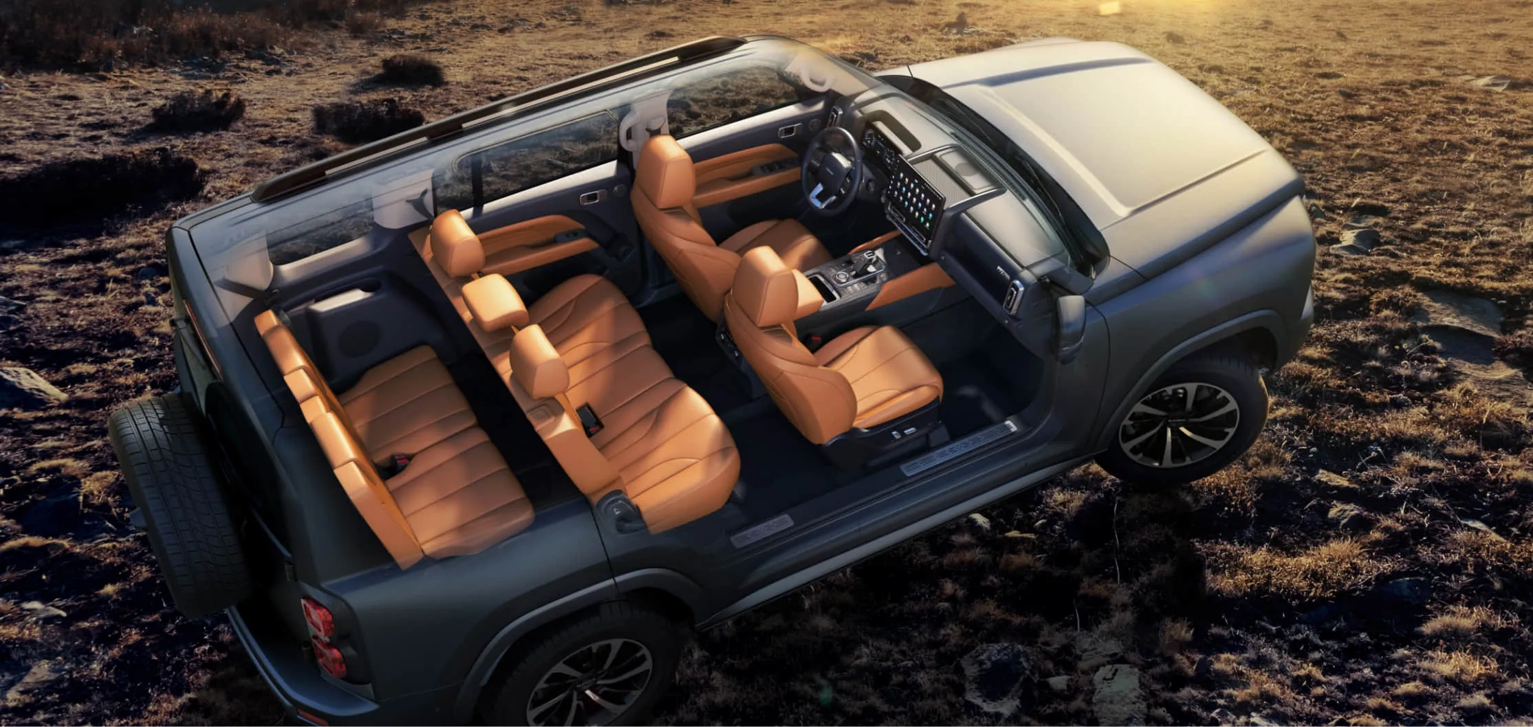 Interior tecnológico Haval H9