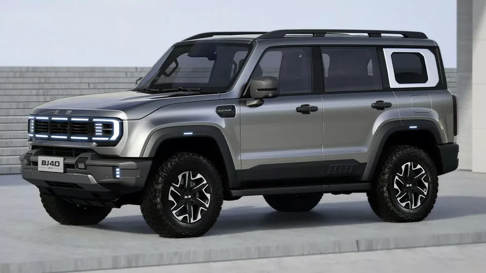 baic bj 40 pro gris