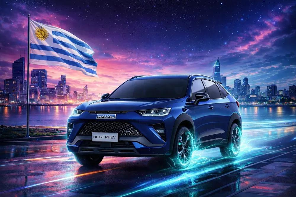 Uruguay Llegó el Haval H6 GT PHEV en Uruguay