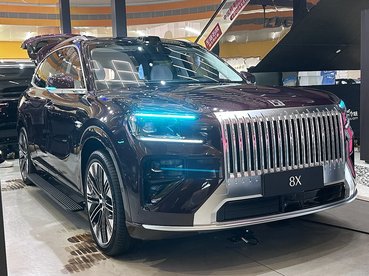 Zeekr 8X exhibido en China. Foto: JustAnotherCarDesigner / Wikimedia Commons (CC0)