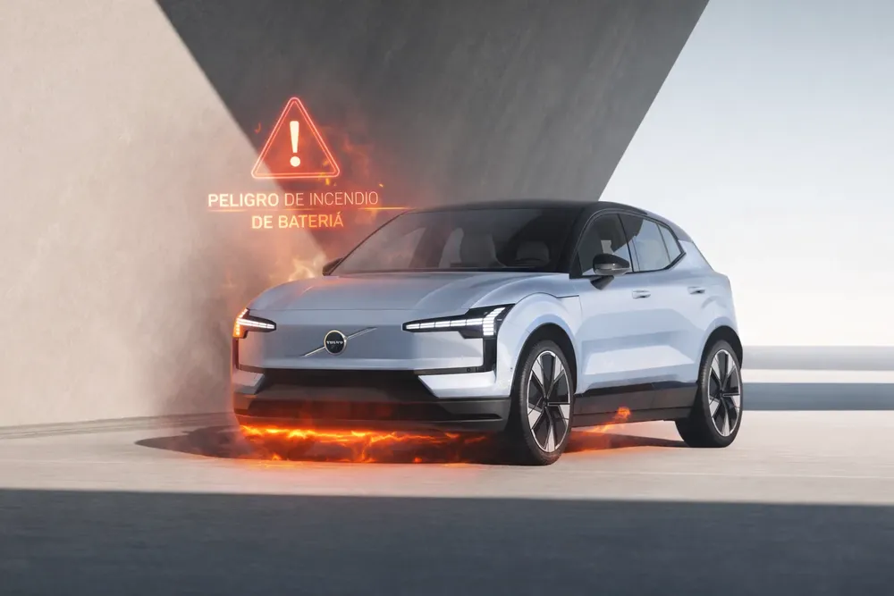 Volvo EX30 baterías peligro de incendio