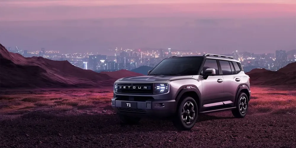 Jetour T1 Vista nocturna