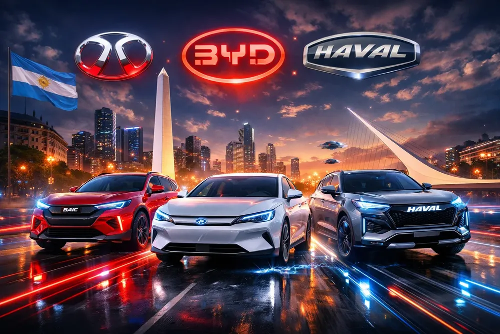 Ranking de autos chinos en Argentina