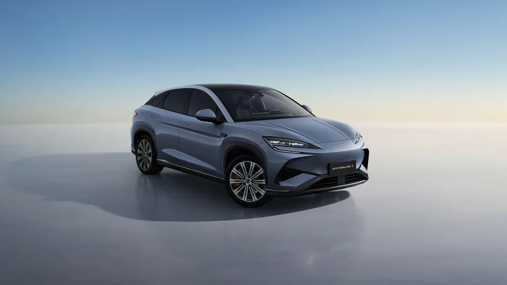El BYD Sealion 7, uno de los SUV eléctricos chinos que podrían entrar en la pelea por el cupo 2027. Foto: prensa BYD
