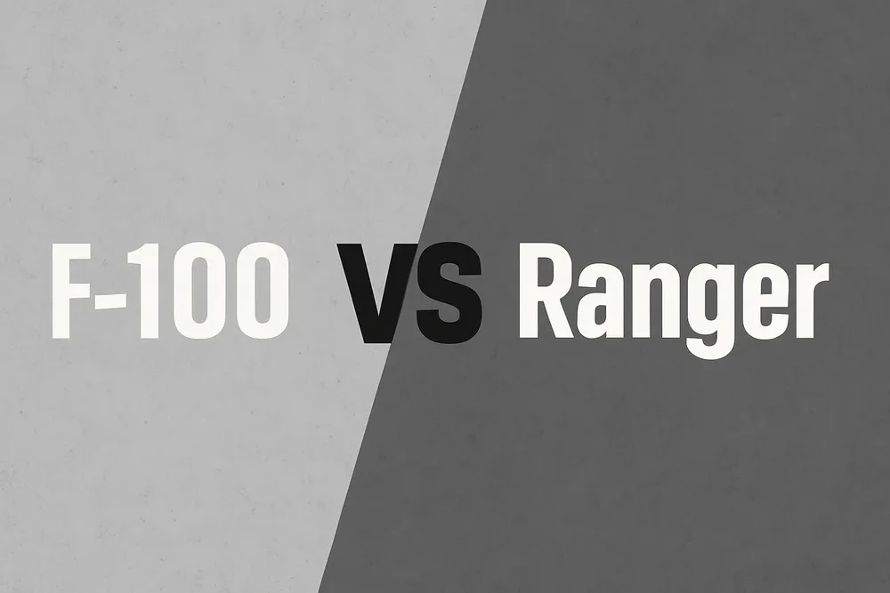 Ford F-100 vs Ranger