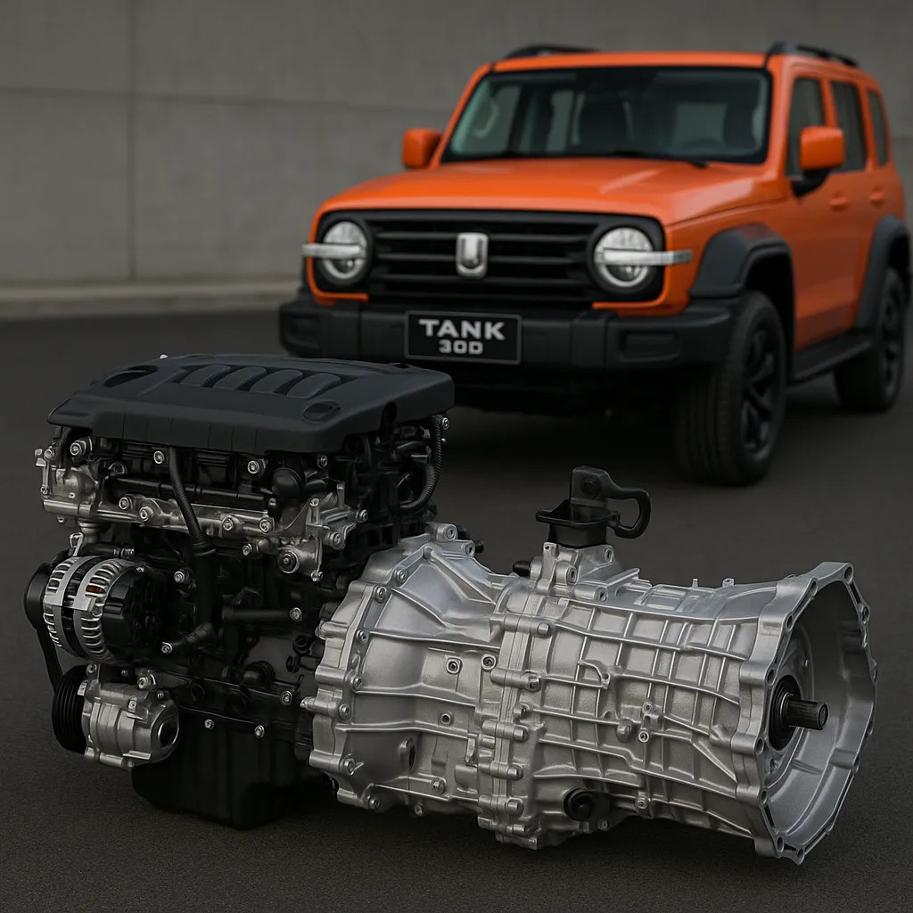 Motor y caja del Tank 300. Origen y experiencia.